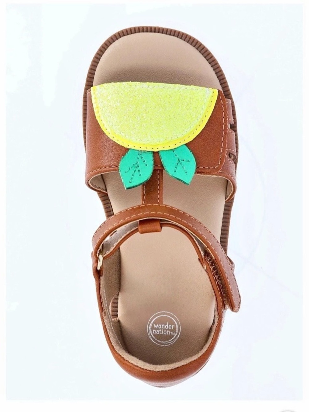 Wonder Nation Baby and Toddler Girls Fruit Sandals